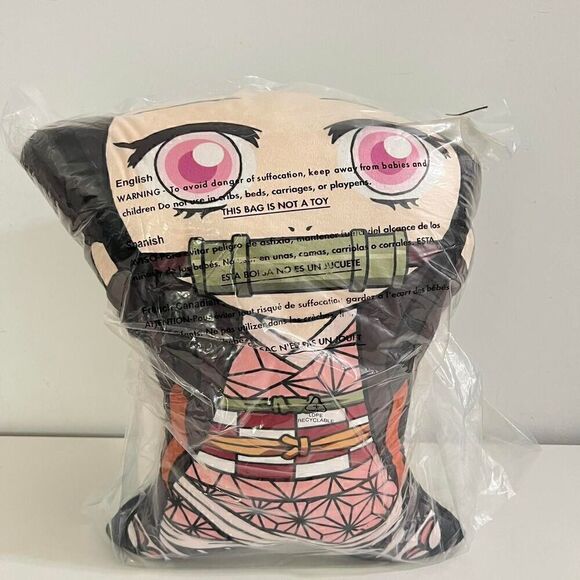 Demon Slayer Nezuko Kamado 2-Sided PILLOW PLUSH. Pal O Pillow Anime Brand NEW - Picture 1 of 4